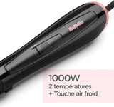 Brosse soufflante, 1000W, brosse à poils souples, mm thermique 38mm (AS126E)