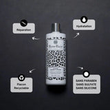 RoseBaie Shampoing Kératine x Caviar Réparation & Nutrition Intense 500ml