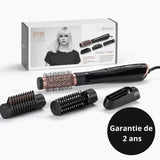 Brosse soufflante, 1000W, brosse à poils souples, mm thermique 38mm  (AS126E)