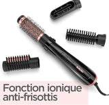 Brosse soufflante, 1000W, brosse à poils souples, mm thermique 38mm  (AS126E)