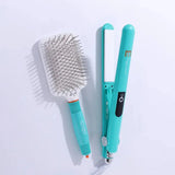 Enzo Pack Salon 2 en 1 : Brosse à cheveux et lisseur professionnels