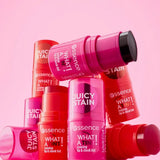 FARD A JOUES LIQUIDE JOUES ET LEVRES WHAT A TINT STAIN ESSENCE
