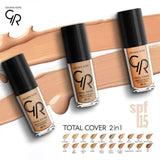FOND DE TEINT ET CORRECTEUR TOTAL COVER 2 IN 2 GOLDEN ROSE