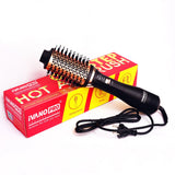 Ivano Pro Brosse Chauffante 4-en-1 – Séchage, Lissage et Volume en Un Seul Geste