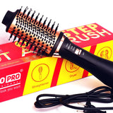 Ivano Pro Brosse Chauffante 4-en-1 – Séchage, Lissage et Volume en Un Seul Geste