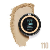 Maybelline New York Fit Me Matte and Poreless Compact Face Powder - 110
