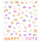 polly pocket Stickers parfumés pour ongles essence